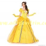 sarı prenses abiye modelleri